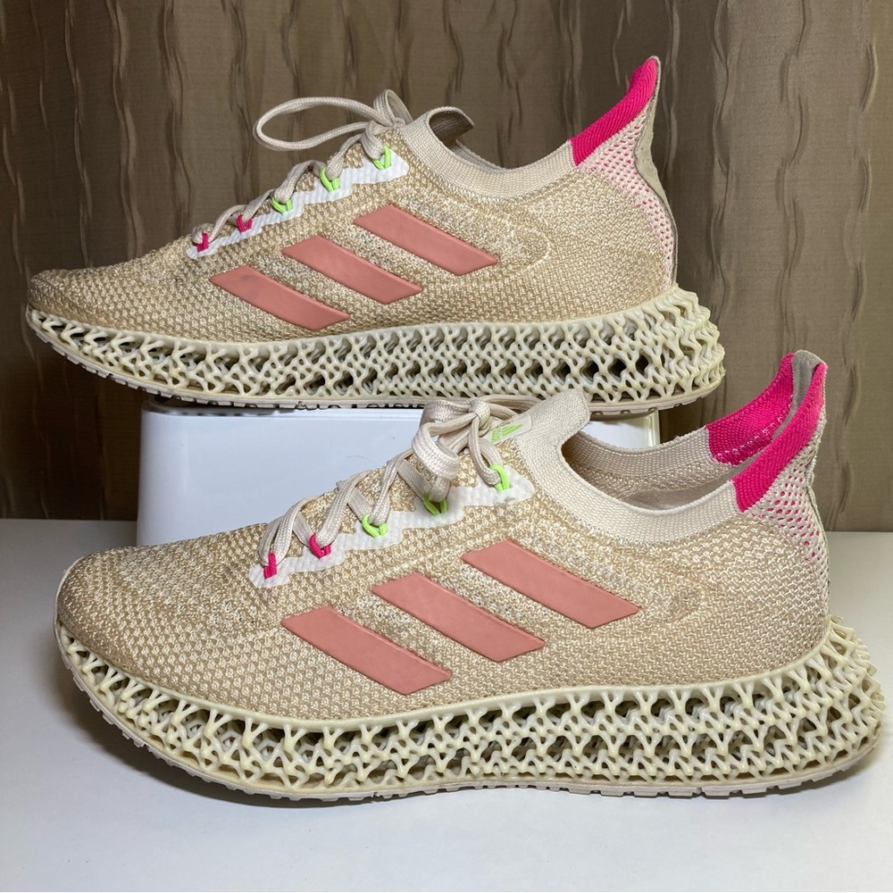 adidas Women's Sneakers in Beige and Pink